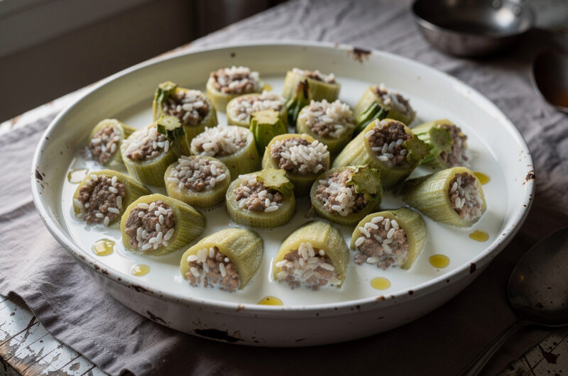 Kousa bi laban gevulde courgette