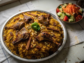 Moeders kabsa voor gasten