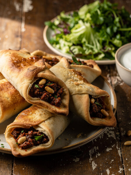 Sfeeha uit Nablus voor de ramadan