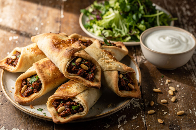 Sfeeha uit Nablus voor de ramadan