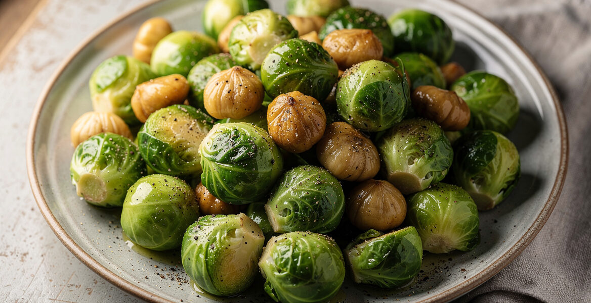 Spruitjes met kastanjes