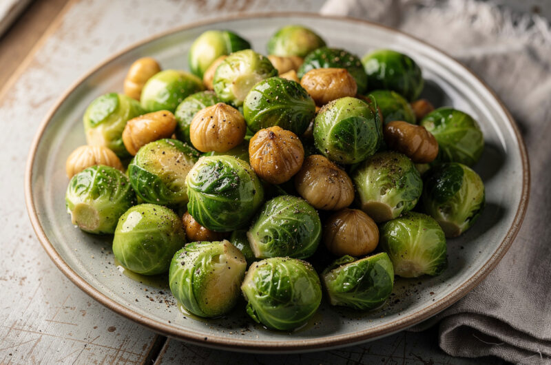 Spruitjes met kastanjes
