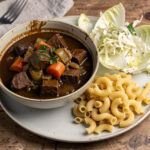 Stoofpot van rundvlees met bokbier